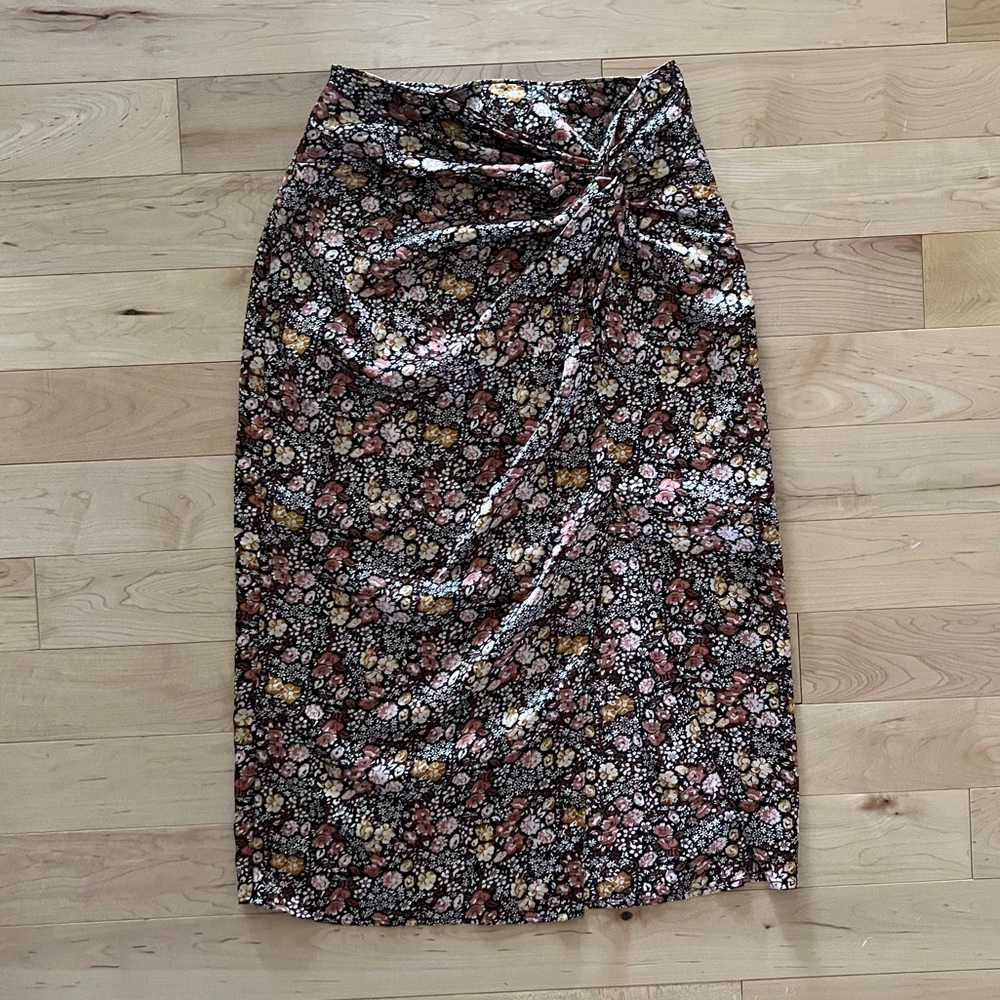 Abercrombie & Fitch Floral Midi Skirt Size XS
